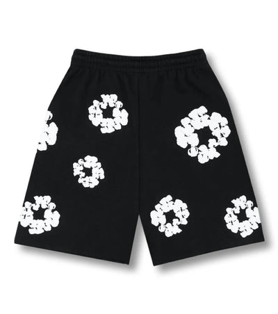 "Flower" Shorts Black
